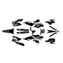 yamaha wr450f graphics kit 2016-2018 drag series white