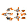 yamaha wr450f graphics kit 2012-2015 predator series orange