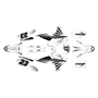 yamaha wr450f graphics kit 2016-2018 fh series white