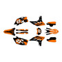 yamaha wr450f graphics kit 2012-2015 splash series orange