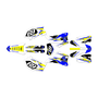yamaha wr250f graphics kit 2007-2013 vintage series yellow