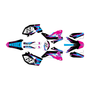 yamaha wr450f graphics kit 2007-2011 vintage series magenta