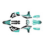 yamaha wr450f graphics kit 2012-2015 vendetta series teal