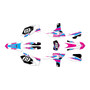 yamaha wr450f graphics kit 2012-2015 vintage series magenta