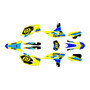 yamaha wr450f graphics kit 2012-2015 vintage series yellow