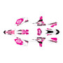 yamaha wr450f graphics kit 2012-2015 vintage series magenta-shift
