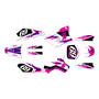 yamaha yz80 graphics kit 1993-2001 vintage series magenta