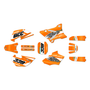 yamaha yz85 graphics kit 2002-2014 blitz series orange