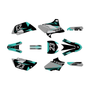 yamaha yz85 graphics kit 2015-2018 evader series teal