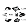 yamaha yz85 graphics kit 2015-2018 factory series white
