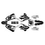 yamaha yz85 graphics kit 2022-2026 division series white