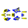 yamaha yz85 graphics kit 2002-2014 factory series yellow