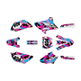 yamaha yz85 graphics kit 2015-2018 invasion series pink