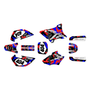 yamaha yz85 graphics kit 2002-2014 invasion series red