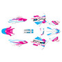 suzuki drz400p graphics kit 2000-2024 razor series magenta