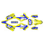 yamaha yz85 graphics kit 2022-2026 lethal series yellow