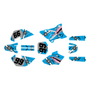 yamaha yz85 graphics kit 2002-2014 predator series cyan