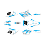 yamaha yz85 graphics kit 2015-2018 spear series white