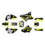 yamaha yz85 graphics kit 2002-2014 spear series yellow