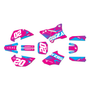 yamaha yz85 graphics kit 2002-2014 spear series pink