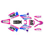 yamaha yz125u graphics kit 2002-2014 split series magenta