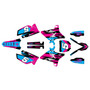 yamaha yz125u graphics kit 2002-2014 turbo series magenta