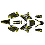 yamaha yz125u graphics kit 2002-2014 twitch series yellow