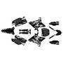 yamaha yz125u graphics kit 2002-2014 twitch series white
