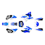 yamaha yz85 graphics kit 2002-2014 vintage series blue