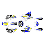 yamaha yz85 graphics kit 2002-2014 vintage series yellow