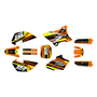 yamaha yz85 graphics kit 2002-2014 warrior series orange