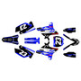 yamaha yz125u graphics kit 2002-2014 viper series blue