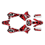 yamaha yz250 graphics kit 1993-1995 invasion series red
