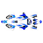 yamaha yz85 graphics kit 2022-2026 vintage series blue