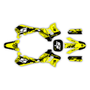 yamaha yz250 graphics kit 1993-1995 nightcity series yellow