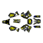 yamaha yz125 graphics kit 1996-2001 core series yellow