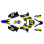 yamaha yz250u graphics kit 2002-2014 evader series yellow
