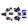 yamaha yz125 graphics kit 1996-2001 division series orange