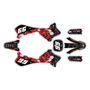 yamaha yz125 graphics kit 1993-1995 revolt series red