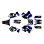 yamaha yz250 graphics kit 1996-2001 division series blue