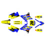 yamaha yz250u graphics kit 2002-2014 factory series yellow