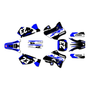 yamaha yz125 graphics kit 1996-2001 evader series blue