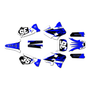 yamaha yz250 graphics kit 1996-2001 dream series blue