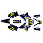 yamaha yz250u graphics kit 2002-2014 fh series yellow