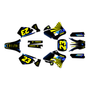 yamaha yz125 graphics kit 1996-2001 fh series cyan