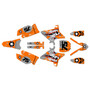 yamaha yz250u graphics kit 2002-2014 predator series orange