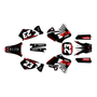 yamaha yz250 graphics kit 1996-2001 fh series red