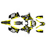 yamaha yz250u graphics kit 2002-2014 spear series yellow