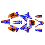 yamaha yz250u graphics kit 2002-2014 spear series orange