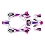 yamaha yz125 graphics kit 1993-1995 vintage series magenta